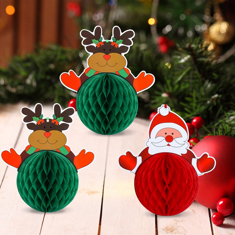 Set 3 Phụ Kiện Treo Trang Trí Cây Thông Giáng Sinh 2022 2023