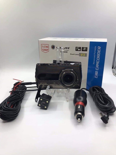 CAMERA HÀNH TRÌNH Wintosee Dual Lens V3 Full HD 1296P siêu nét