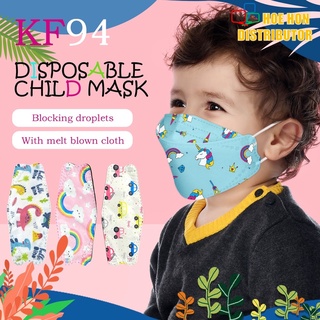 10 cái khẩu trang cho bé 4d kf94 hoạ tiết bé từ