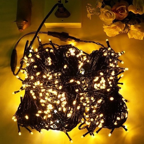 Đèn nháy trang trí kim cương, dây đèn led trang trí