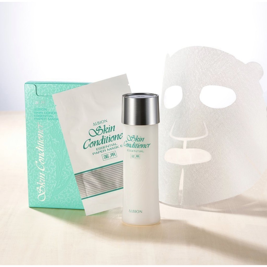 [ALBION] MẶT NẠ DƯỠNG DA SKINCON Skin conditioner Essential Paper mask E (rực tiếp từ showroom ALBION)