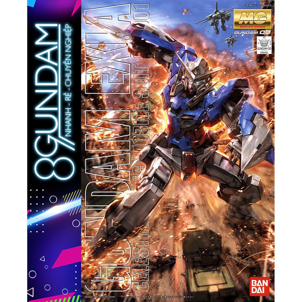 Mô Hình Lắp Ráp Gundam MG GN-001 Exia