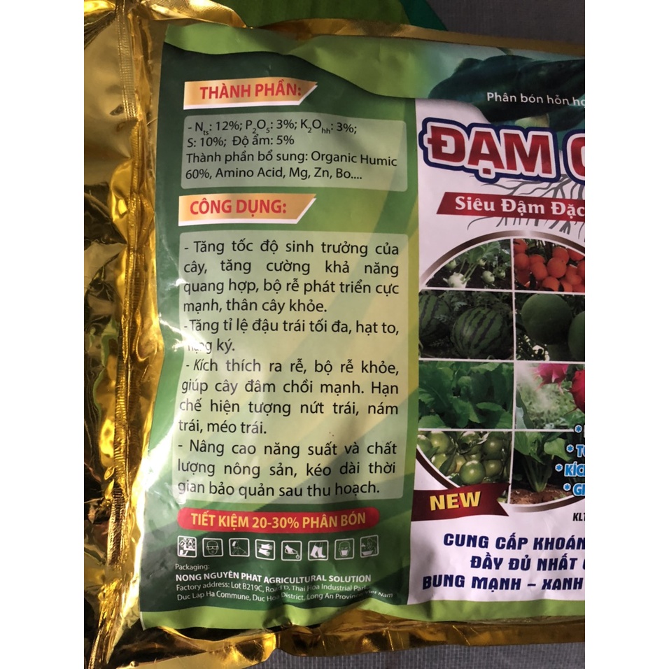 3kg PHÂN BÓN HỮU CƠ ĐẠM CÁ HỒI SIÊU ĐẬM ĐẶC AMINO HÀN QUỐC