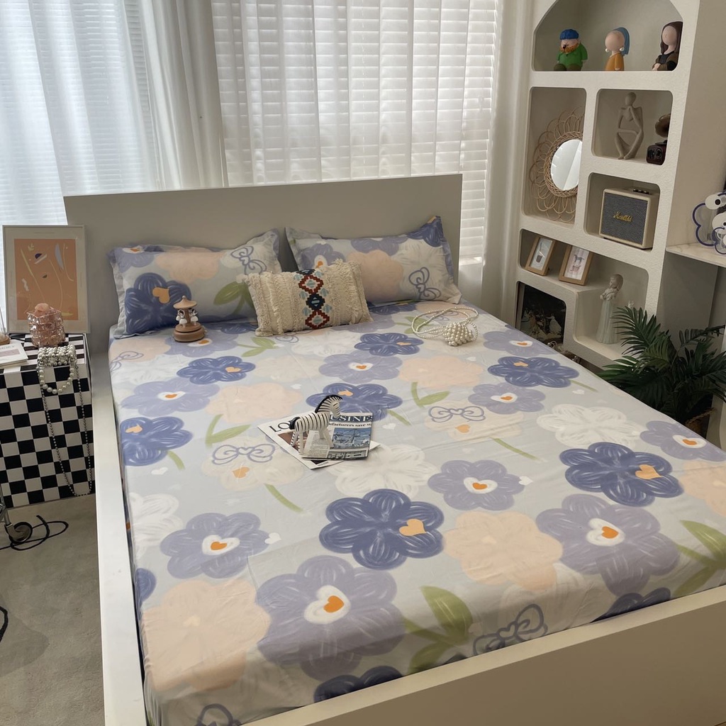 Set ga gối cotton poly nhập khẩu mới, vải đẹp đủ kích thước
