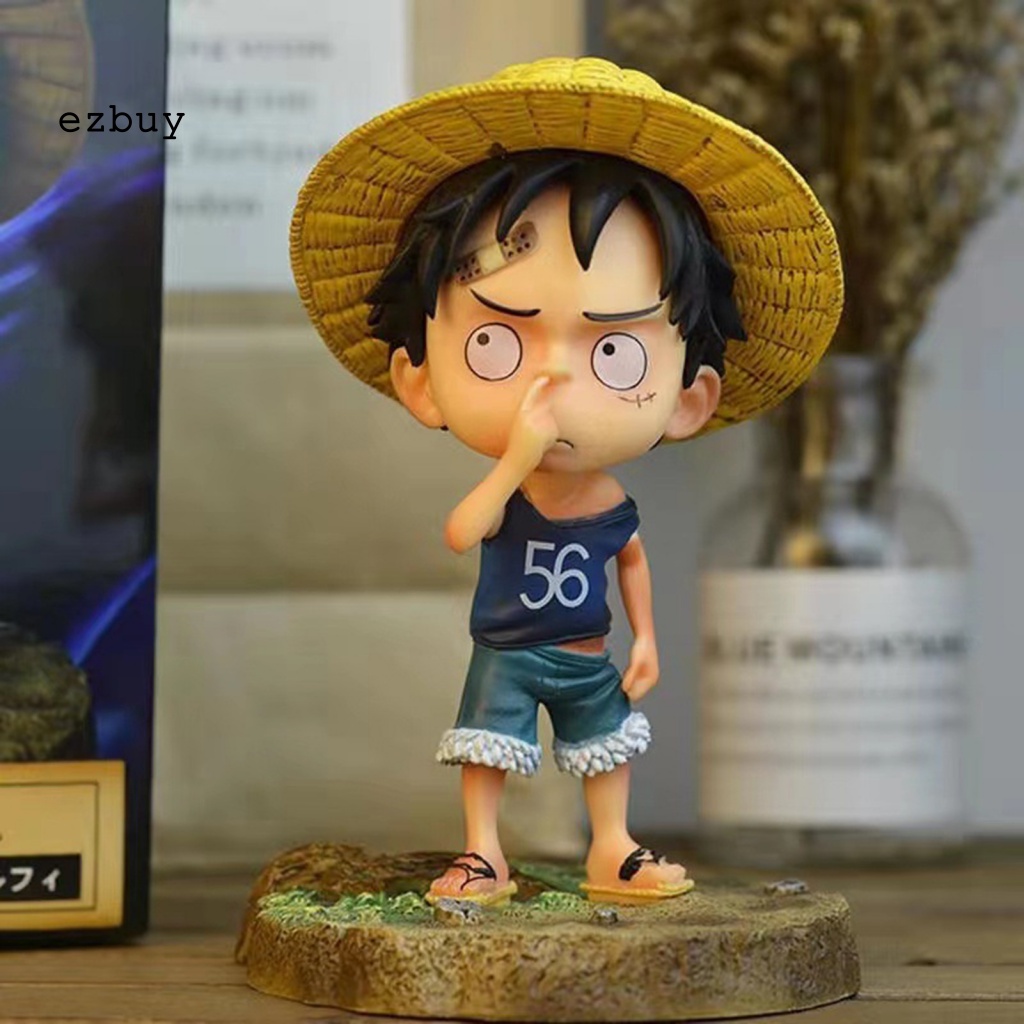 Mô Hình Nhân Vật Luffy Mini Bằng PVC Dành Cho Bé
