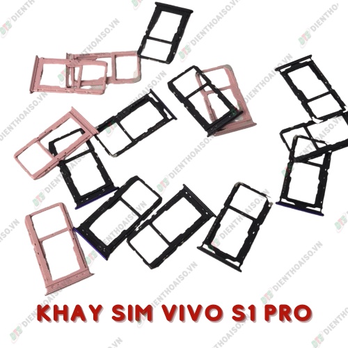 Khay sim vivo s1 pro xanh tím, đen ,trắng