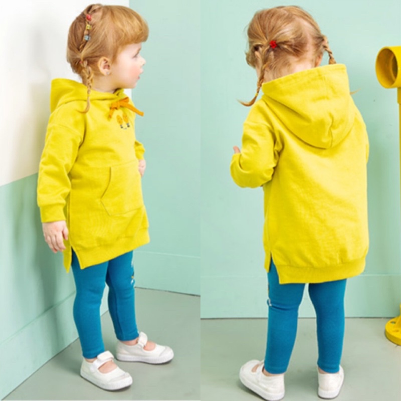 Áo Váy Hoodie Bé Gái Quả Chanh Pimpollo