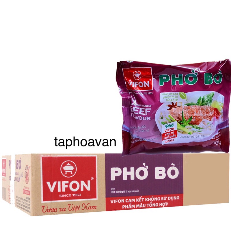 Phở bò Vifon thùng 30 gói