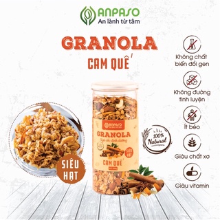 Granola siêu hạt vị cam quế – 500g