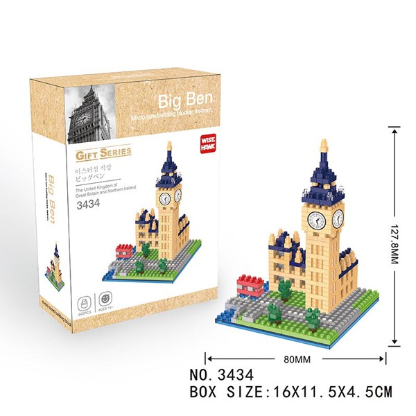 Đồ Chơi Ghép Hình Wise Hawk - Đồng Hồ Big Ben