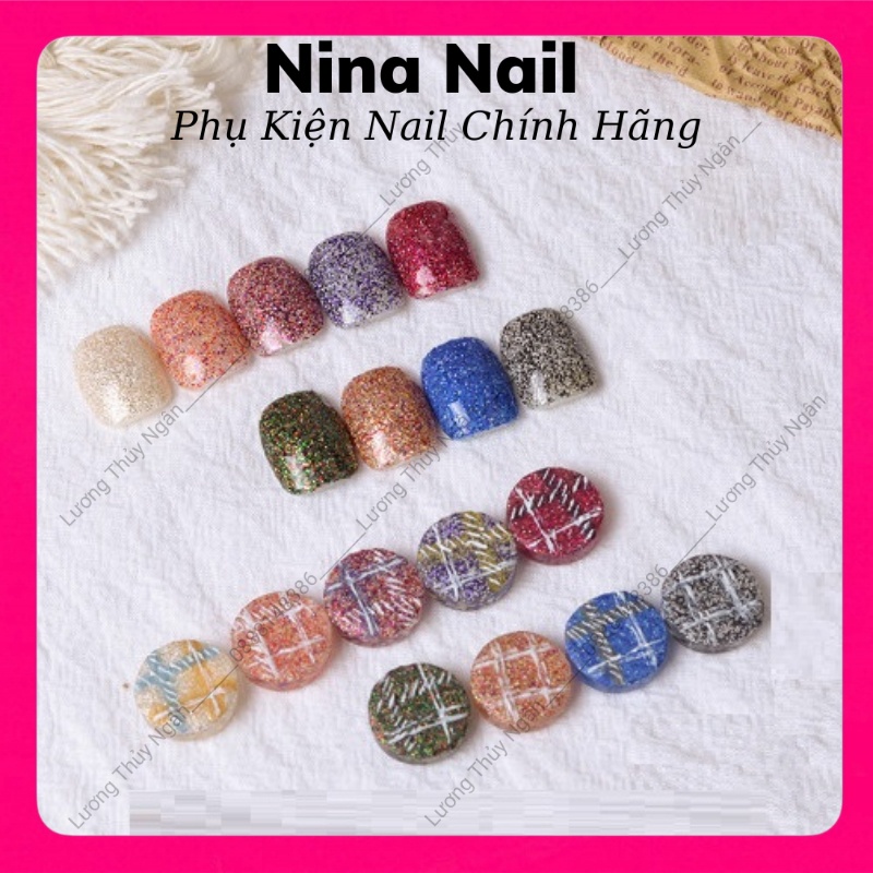 Set Sơn Gel Nhũ Dạ 9 Màu Siêu Hot Tặng Kèm Bảng Màu