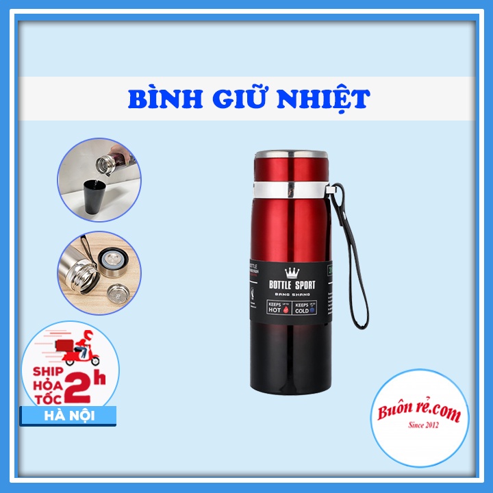 Bình giữ nhiệt giữ nóng lạnh Bottle Sport – bình giữ nhiệt 1000ML inox cao cấp không gỉ Br01594