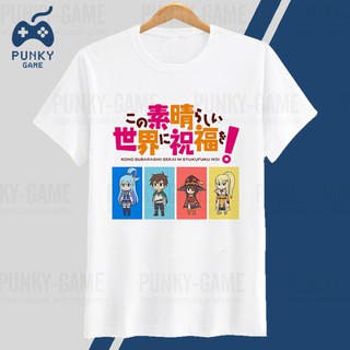 jGuJ /Áo thun anime Konosuba ngắn tay CODE08!
