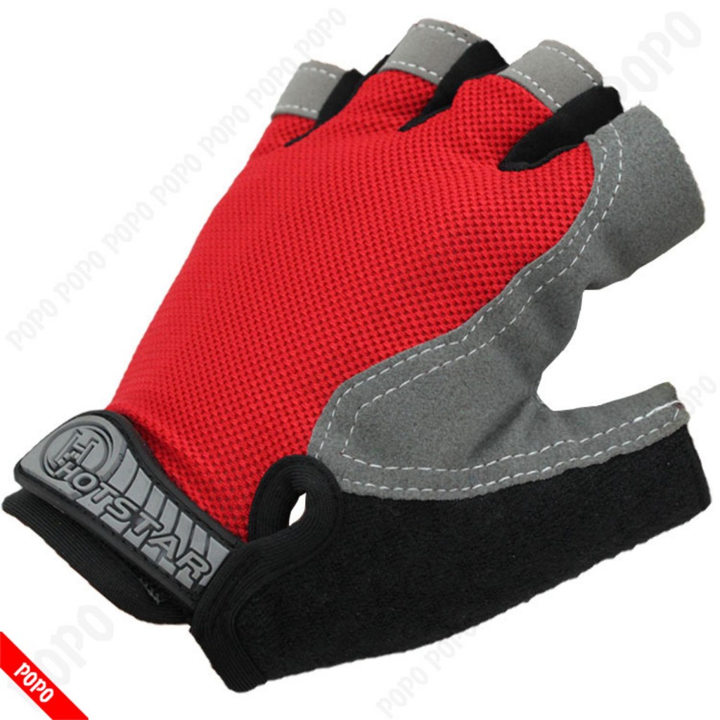 Găng tay tập GYM HOT Đen thấm mồ hôi thoáng khí găng tay thể thao đa năng chống trơn trượt LEPIN