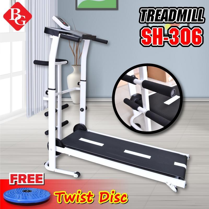 BG Máy chạy bộ cơ 5 in 1 đa năng thích hợp cho cả người lớn và trẻ nhỏ model SH-306 Treadmill