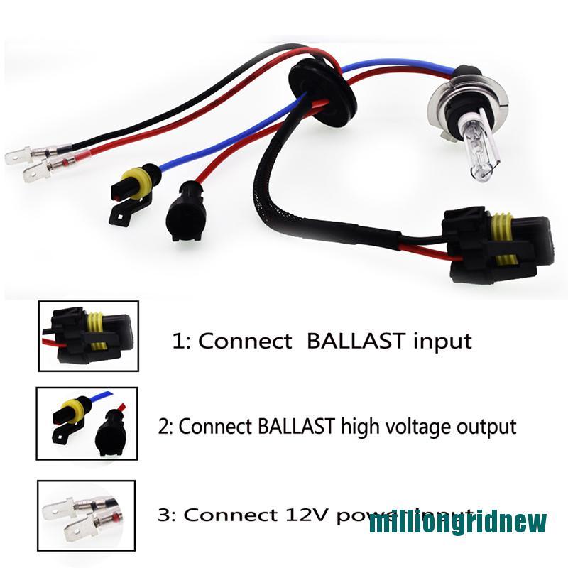 Set 2 Đèn Pha Xenon H7 HID 55W 12V 5000K 6000K 8000K 10000K 12000K Chuyên Dụng Cho Xe Hơi