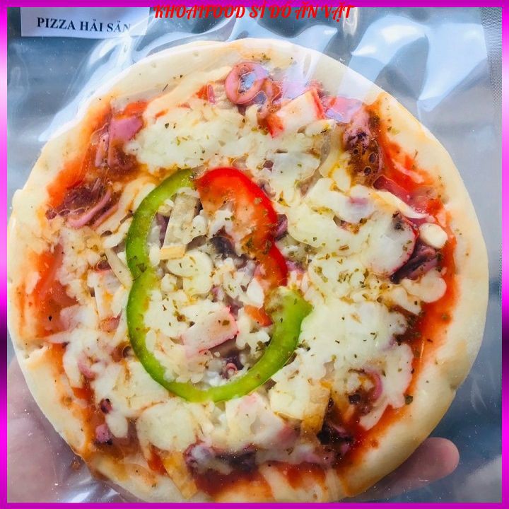 PIZZA LÀM SẴN MINI PHÔ MAI XÚC XÍCH tự nướng 5 vị SIZE 16CM | BigBuy360 - bigbuy360.vn