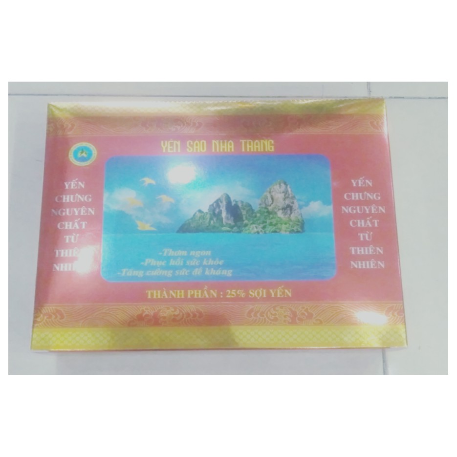 Nước yến sào Nha Trang 25 % sợi yến lốc 6 lọ x 70 ml