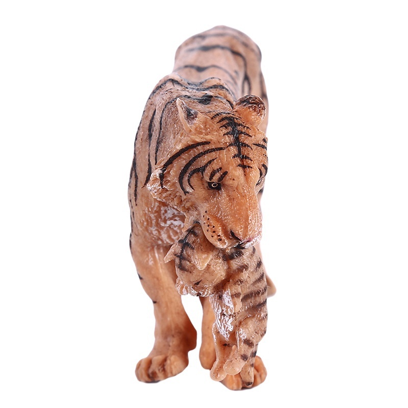 Tiger Animal Model Toy Figurine Model Ornament Toys for Kids Constructor Model Educational Toys