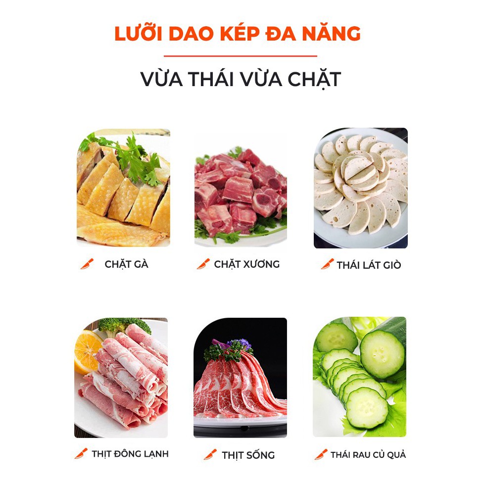 MÁY THÁI THỊT ĐA NĂNG -THÁI THỊT ĐÔNG LẠNH - MÁY CHẶT XƯƠNG - MÁY THÁI THỊT MINI GIÁ RẺ