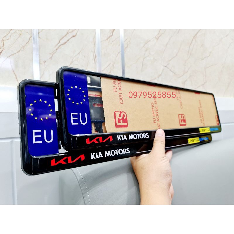 Khung biển số châu âu nhựa ABS cho các dòng xe KIA