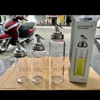 Bình, hũ đựng dầu ăn gia vị thủy tinh cao cấp