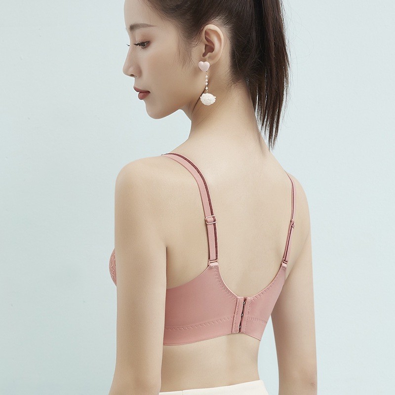 Áo lót không gọng đệm bông dày cup A cho ngực nhỏ, áo bra cao cấp xu chiêng đồ nội y cho chị em 9219 | BigBuy360 - bigbuy360.vn