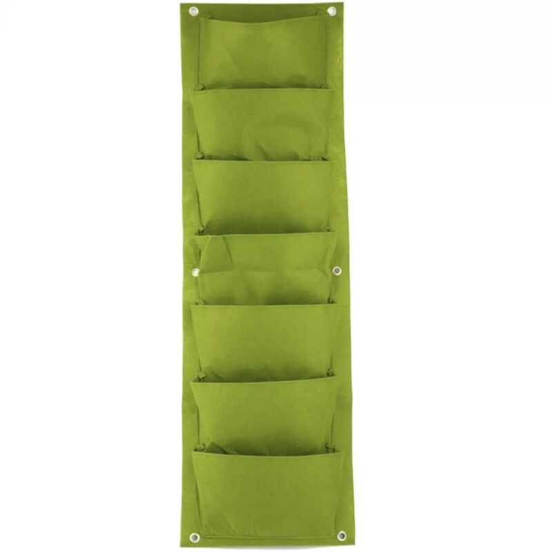 Túi trồng cây treo tường 7 túi FL-GB7, Túi treo đồ đa năng