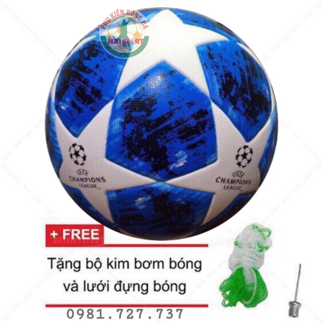 Quả bóng đá Champions C1 2020 [ Tặng kim bơm + Lưới đựng bóng ]