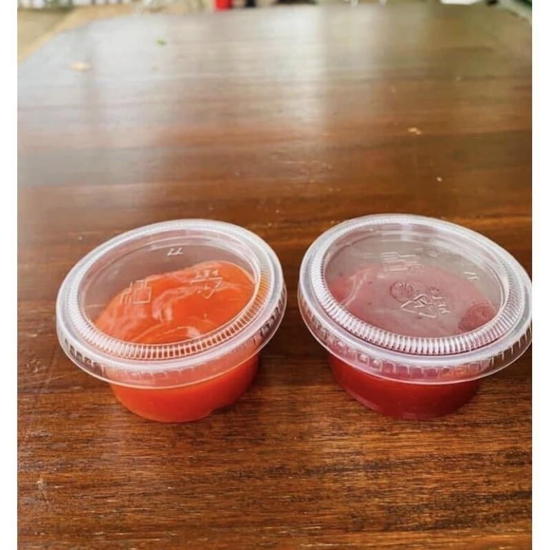 Hũ sốt 2oz - 1 cây 100 bộ bao gồm nắp