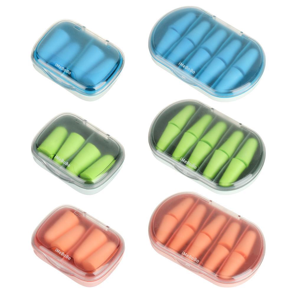 JUNE Set 4 / 10 Nút Bịt Tai Mềm Mại Hỗ Trợ Giấc Ngủ Chống Ồn