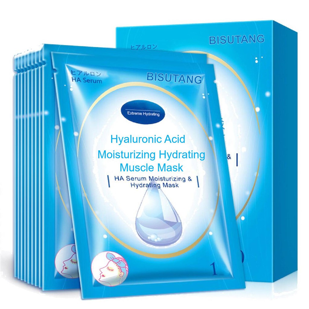 Mặt nạ tinh chất Hyaluronic Acid làm sạch sâu dưỡng ẩm chống lão hóa da