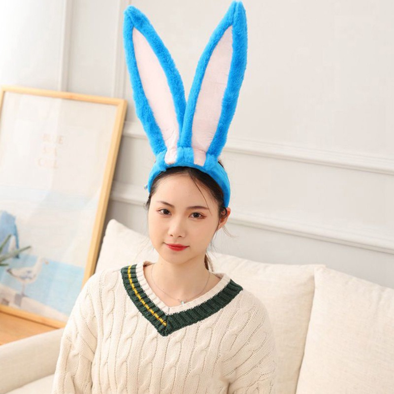 Flgo Băng Đô Cài Tóc Tai Thỏ Hoạt Hình Dễ Thương