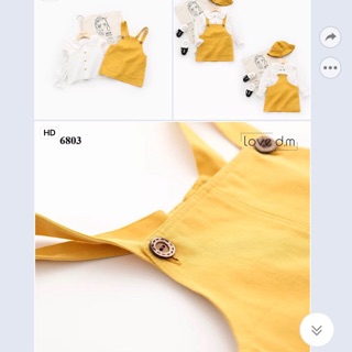 Set yếm vàng - yếm hồng