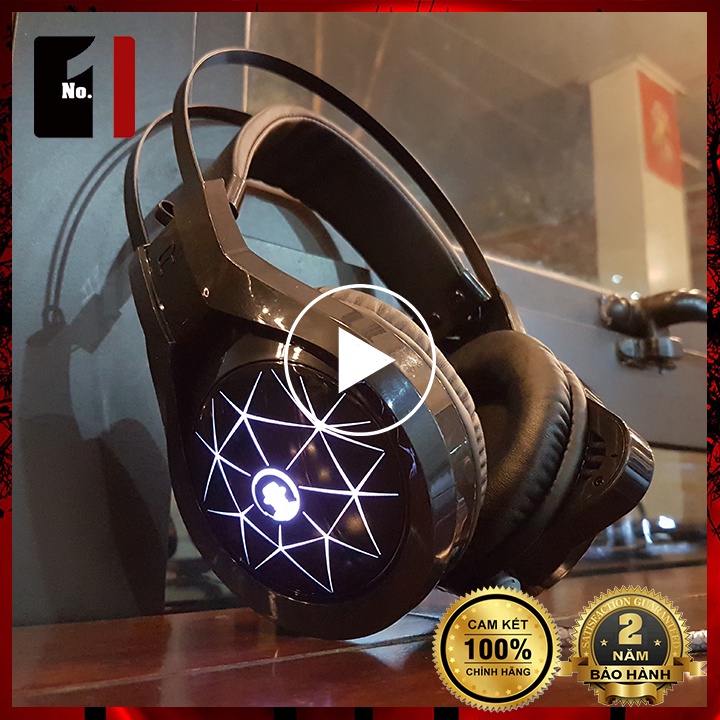 Tai Nghe Gaming Máy Vi Tính Laptop LED Chụp Tai Headphone Có Dây Assassins X3 Tai Nge Game Thủ