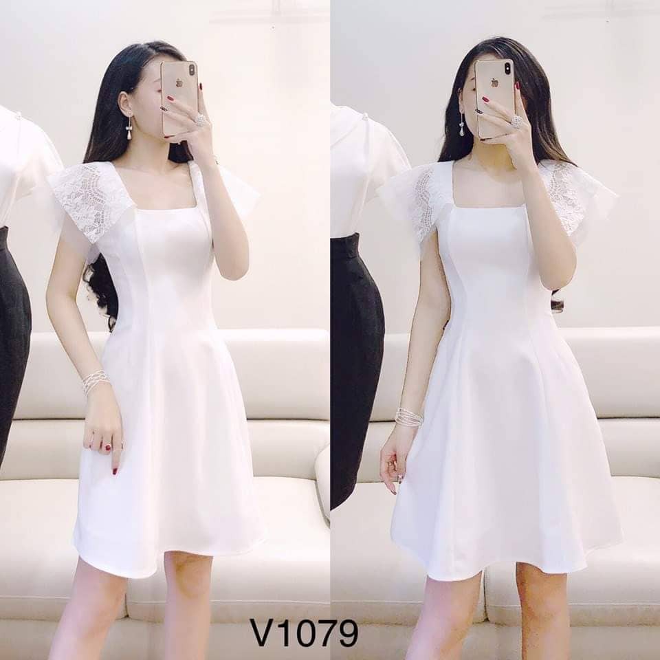 Đầm Nữ Cát Hàn Phối Ren Tay Lỡ Cánh Tiên Thời Trang Bonucci | BigBuy360 - bigbuy360.vn