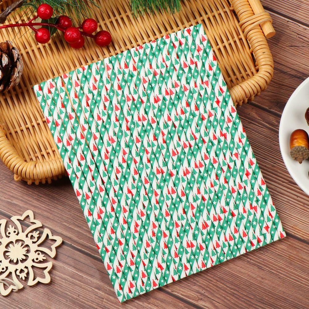 Set 25 Ống Hút Giấy Trang Trí Tiệc