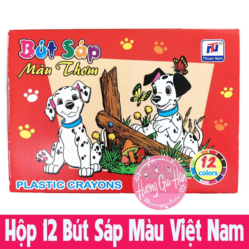 Hộp Bút Màu 12 Màu Sáp Cho Bé Thoả Sức Sáng Tạo