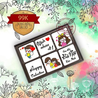 SOCOLA VALENTINE 2D HỘP 6 VIÊN CHỈ 99K SẢN PHẨM NHƯ HÌNH 100%