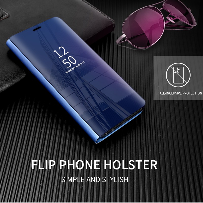 Ốp lưng điện thoại lật thông minh Mirror cho Samsung A70 A60 A50 A40 A30 A20 A10 S8 S8 + S9 S9 + S10 S10e S10 + Note 8 9 | BigBuy360 - bigbuy360.vn