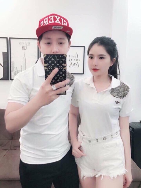 Áo thun nam nữ ,áo polo nam ngắn tay có cổ.in sọc cao cấp TCS nhiều mẫu