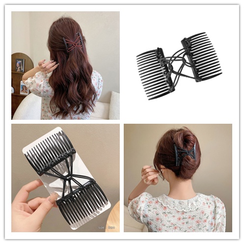 1 Lược Cài Tóc Co Giãn Có Thể Thay Đổi Phong Cách Dành Cho Nữ