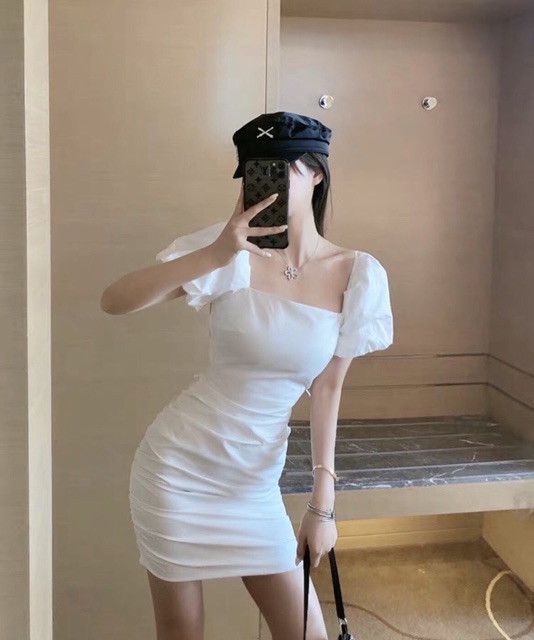 [Mã SKAMSALEP6 giảm 10% tối đa 100K đơn 150K] ĐẦM ĐEN NHÚN BODY DÂY CHÉO LƯNG | BigBuy360 - bigbuy360.vn