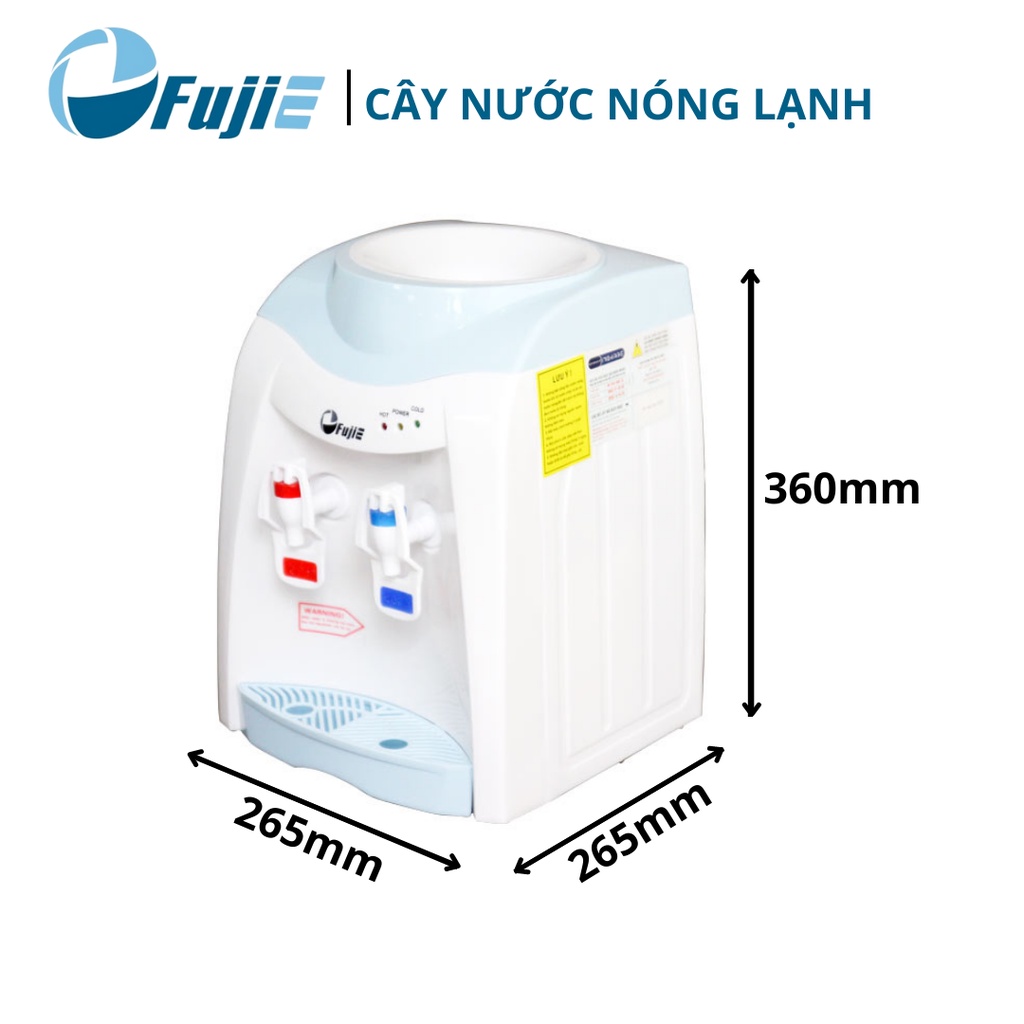 Cây nước nóng lạnh FujiE WD1080E làm lạnh bằng chip điện tử, công nghệ Nhật Bản bảo hành 24 tháng