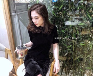 Đầm nhung ôm body