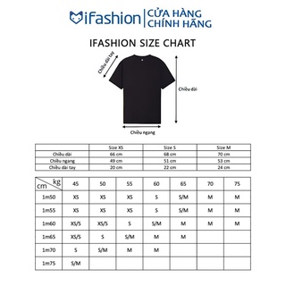 Áo thun basic IFASHION looks basic chất cotton nam nữ tay lỡ ver thin strokes LB03