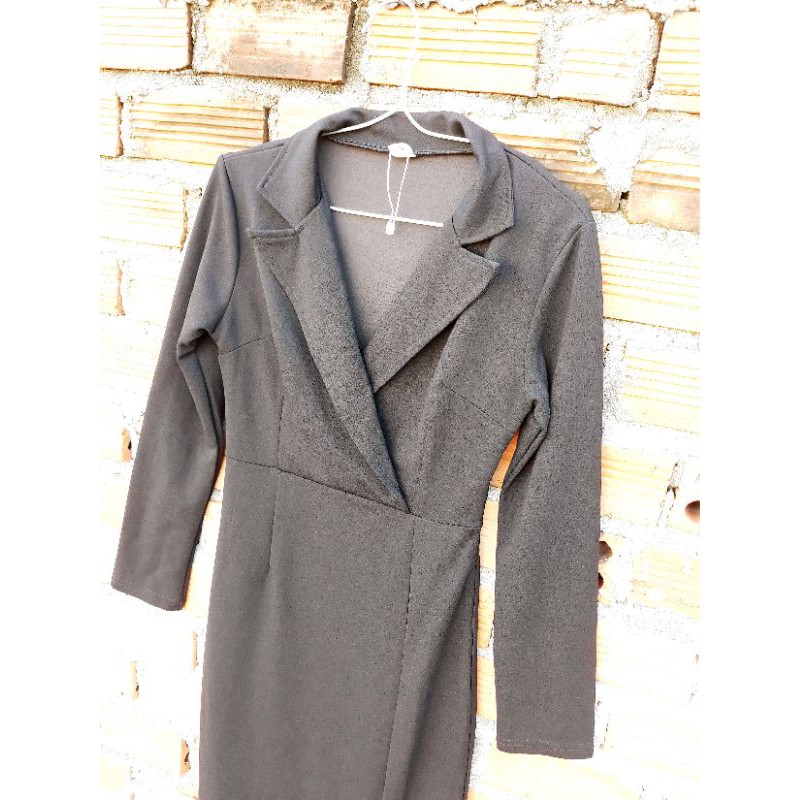 Đầm body cổ vest size S