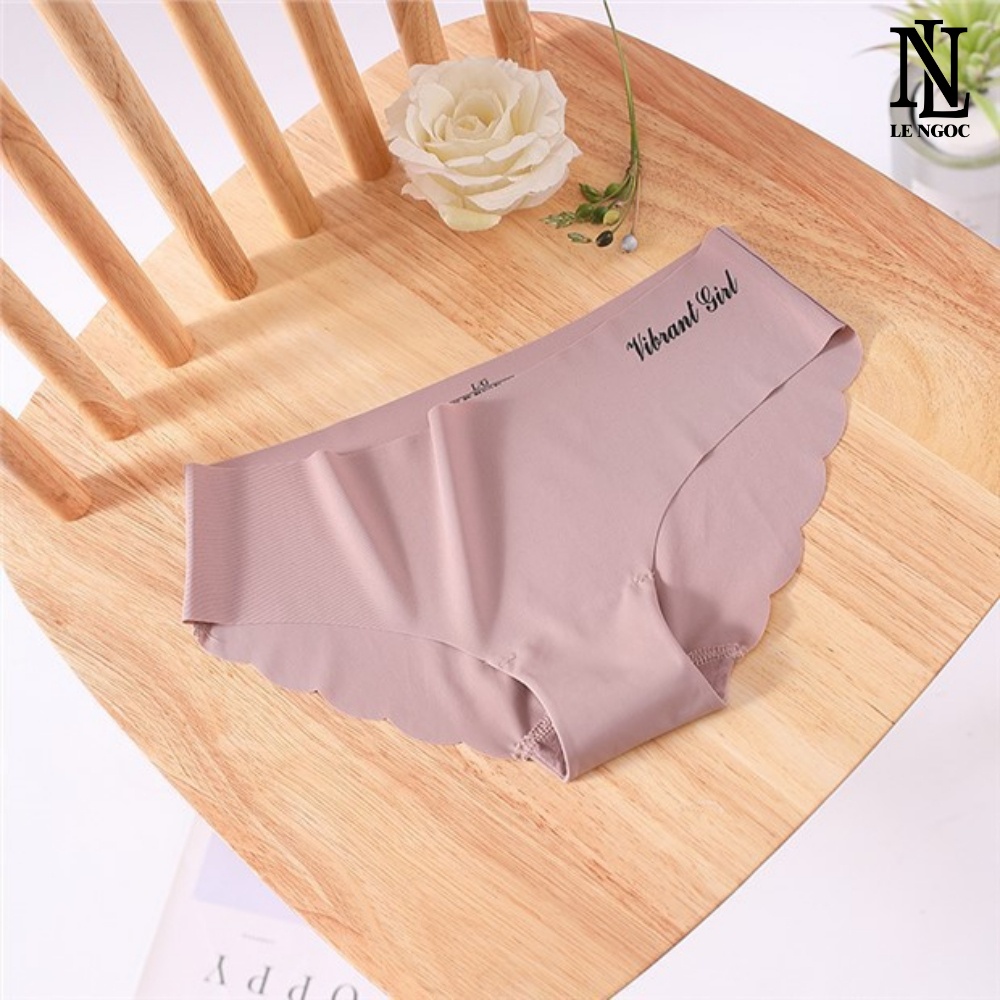 Combo 10 Quần Lót Nữ Đúc Su Viền Sóng Không Đường May Vibrant Girl  NL006