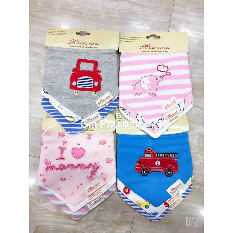 Set 3 yếm ăn dặm Mom care