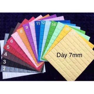 Combo 20 xốp dán tường đủ màu